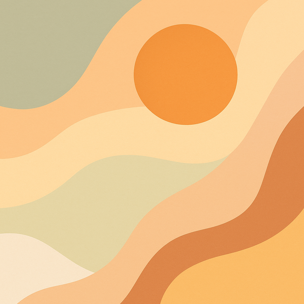 Abstrakcyjna ilustracja zdrowego picia kawy